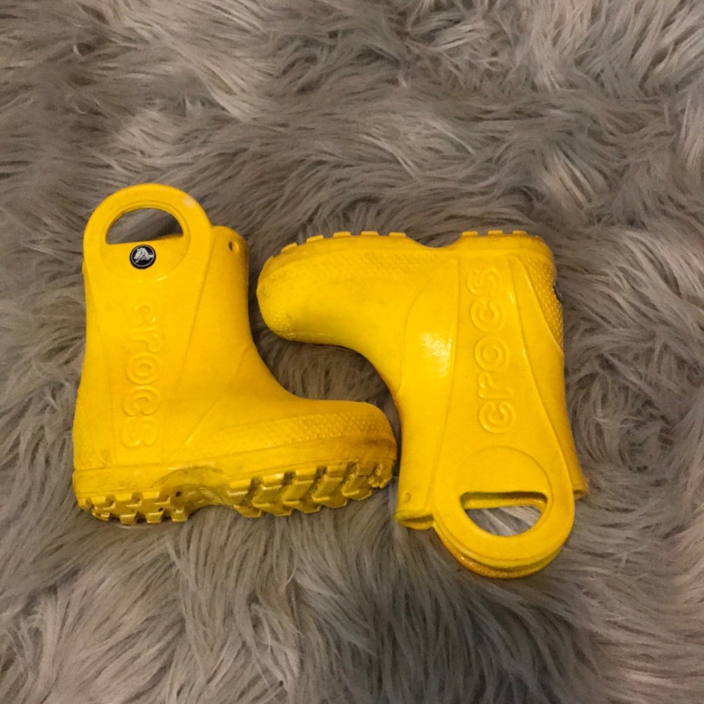 Tot Croc rain boots